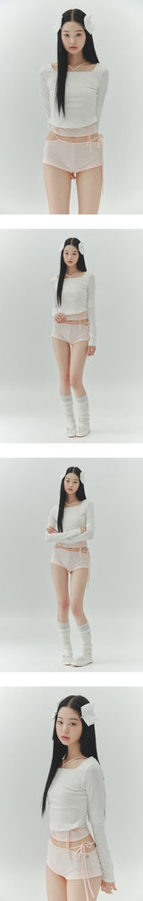 LOWER SQUARE TOP white