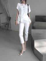 summer capri pants (2color)