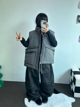 カモフラージュミリタリーサイドピンタックロングパンツ 🖤💚2カラー