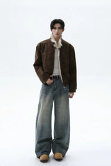 Fleece Lined Harrington Jacket