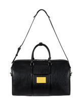 13DE MARZO Pilot Bear Travel Bag Medium Black