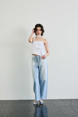 ELFIN SCARF TOP / WHITE