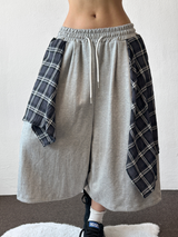 Tata Check Layered Over Long Bermuda 3Color