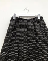Wool Dot Pleated Skirt (2color)