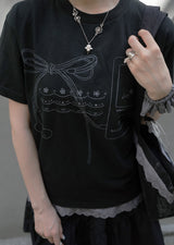 バウ サウンド Tシャツ (black)
