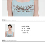 rirri Original Design Summer Stretch Knit Contrast Letter Jacquard Ballet-style Dress