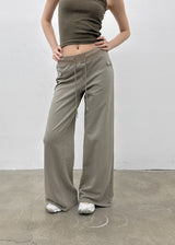 [MADE] Kihi Buckle Straight Banded Pants