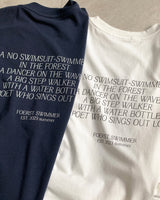 a traveler's tee, navy