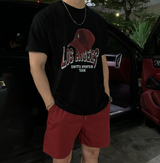 Liu Washing Cotton Banding Shorts
