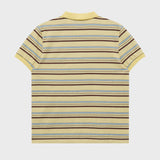 ストライプロゴピケハーフTシャツ