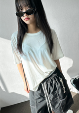 Maki Bibi Soft-Touch Basic Loose T-Shirt 10color