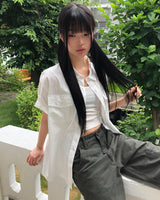 ベロン ロールアップ ショートスリーブシャツ
