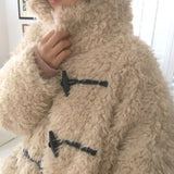 Mical oversized fur duffle coat