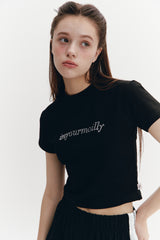 Crystal Hotfix T Black