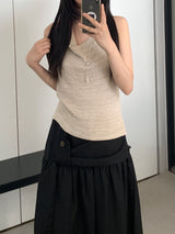 Defnit Draped Knit Tank Top