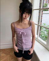 Toriz Lace Double-Layer Sleeveless Top