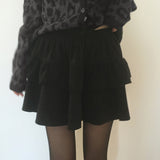 Remen frill mini skirt