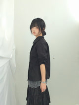 Semi-A-Line Double Button Jacket