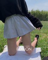 [MADE] T-jahn striped shorts