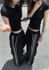 ワイドパンツ ウェーブエッジ