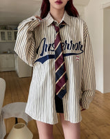 Baseball Stripe Overfit Shirt
