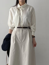 Bob Tie Loose Fit Blouse