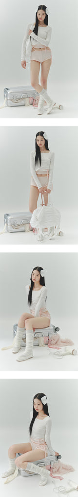 LOWER SQUARE TOP white