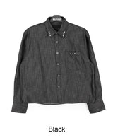 Aredi studded denim shirt