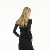  slim-fit zipper cardigan