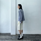 Ripple Texture Stripe Shirt