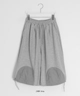[unisex] ヒヨ ナイロン パッチ バミューダパンツ