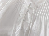 Poen puff string frilled blouse