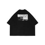 HIERARCHY STUDIOS Unsolved - Black Victim Boxy Heavyweight Oversized T-Shirt