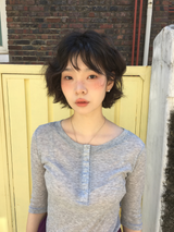イッツシアーヘンリーネックスリーブレスTシャツ (4color)