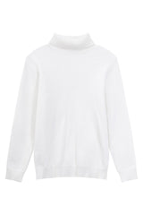 テンセルカシミアフィッテッドタートルネックセーター