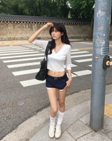 コットンヴィンテージショートパンツ