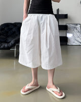 Rok Linen Pintuck Bermuda Pants