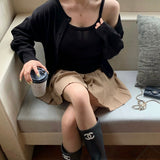 [MADE] Bali, see-through camisole cardigan setup