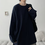 Pocket boxy-fit plain long-sleeve T-shirt (6 colors) H&L