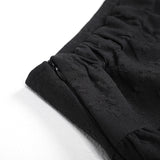 フラワーフリルドバルーンスカート (BLACK)