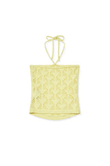 ニットトップ (yellow)
