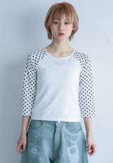 dotwing raglanT(white)