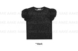 パフスリーブ シアー Tシャツ
