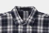 Enf Daily Country Check Cropped Overfit Long Sleeve Shirt