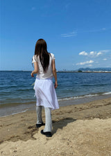 VEIL WRAP SKIRT