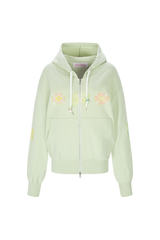 [ olohoyo X minjiena ] Butterfly hoodie vintage mint