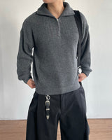 Como Half Zip-up Knit