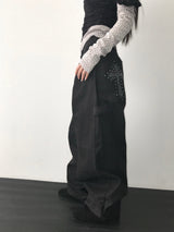ninteen クロスワイドパンツ