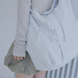 rivet cross bag (light grey)