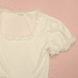 ハニーレースパフTシャツ